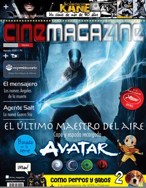 CINEMAGAZINE (Mx) magazine side cover August 2010