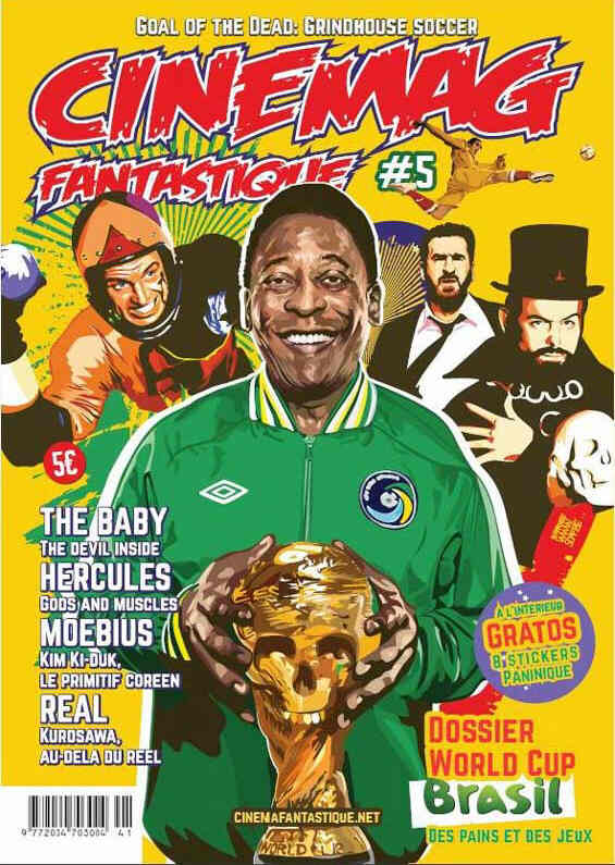 CINEMAG FANTASTIQUE magazine side cover Issue 5 April/May/June 2014