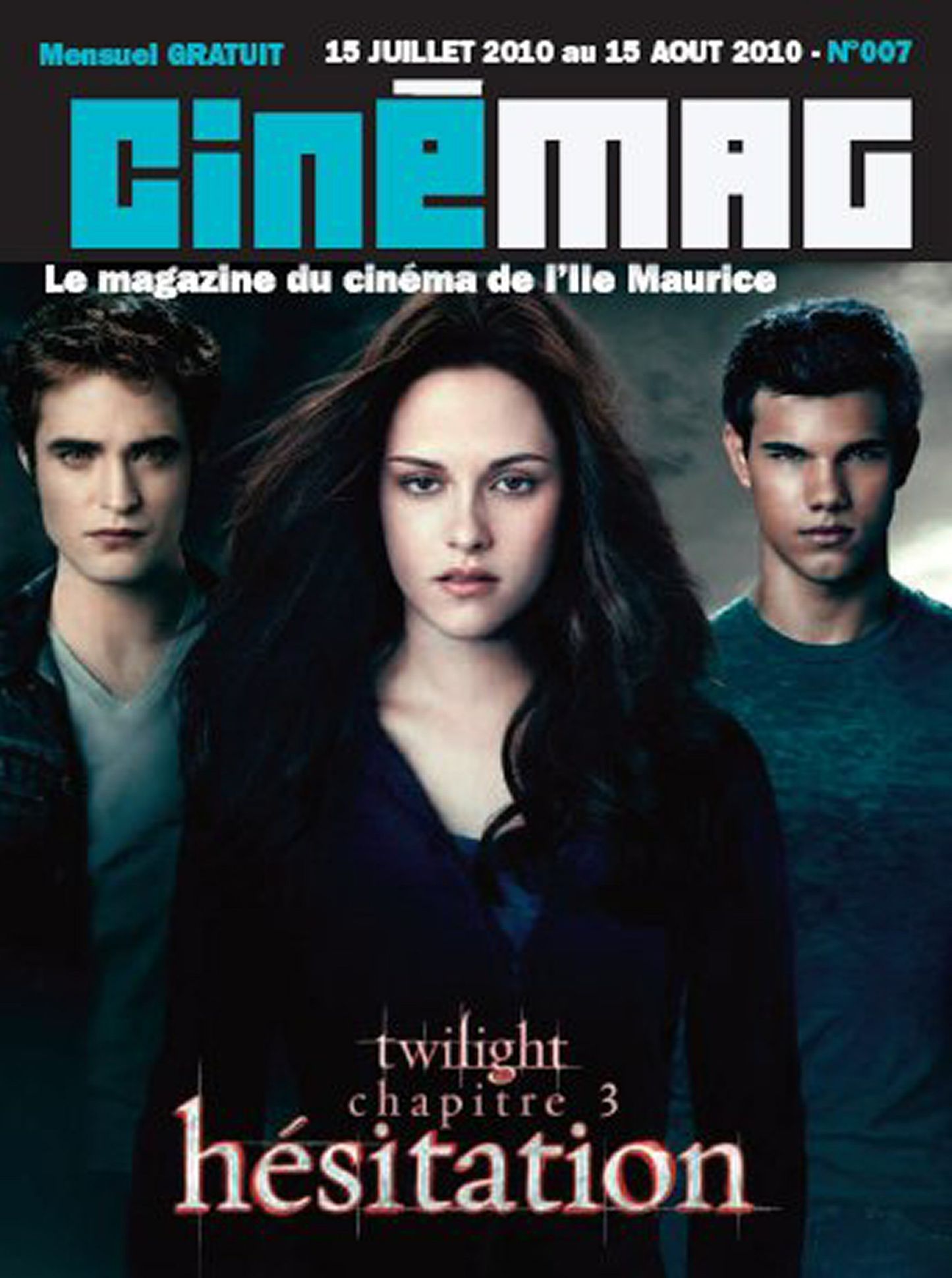 CINEMAG magazine side cover Issue 7 15 July 2010