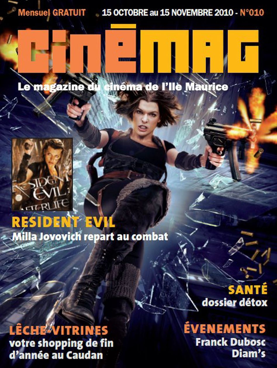 CINEMAG magazine side cover Issue 10 15 October 2010