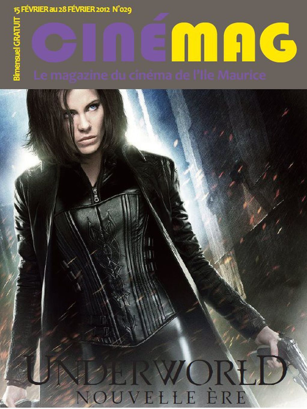 CINEMAG magazine side cover Issue 29 15 February 2012