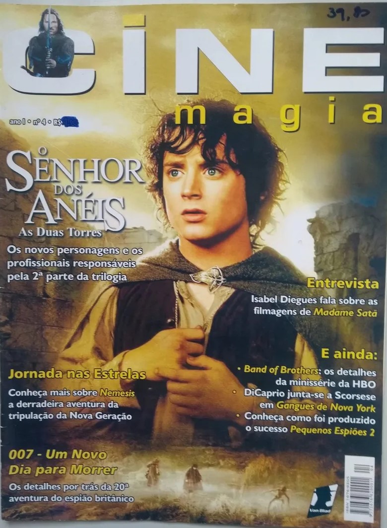 CINE MAGIA magazine side cover Issue 4   2004