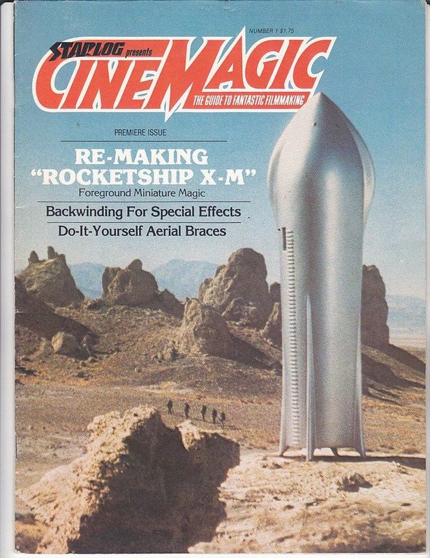 CINEMAGIC magazine side cover Issue 1  1979