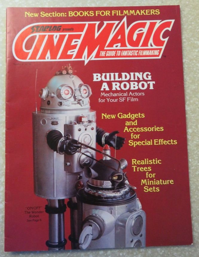 CINEMAGIC magazine side cover Issue 3  1979