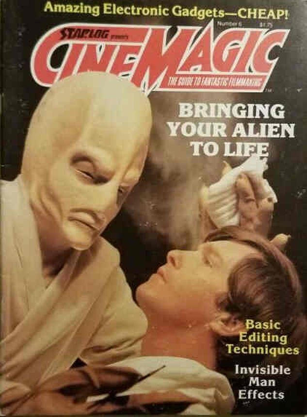 CINEMAGIC magazine side cover Issue 6  1980