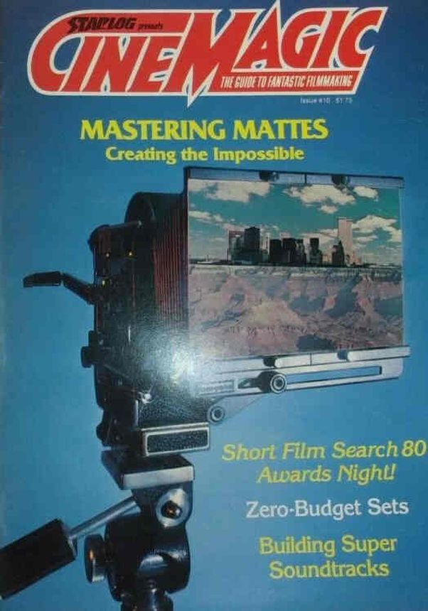 CINEMAGIC magazine side cover Issue 10  1981
