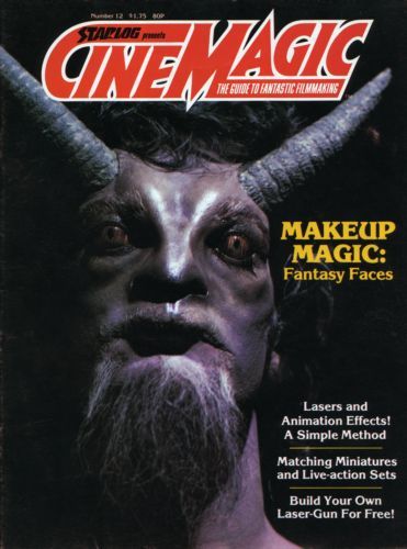 CINEMAGIC magazine side cover Issue 12  1981