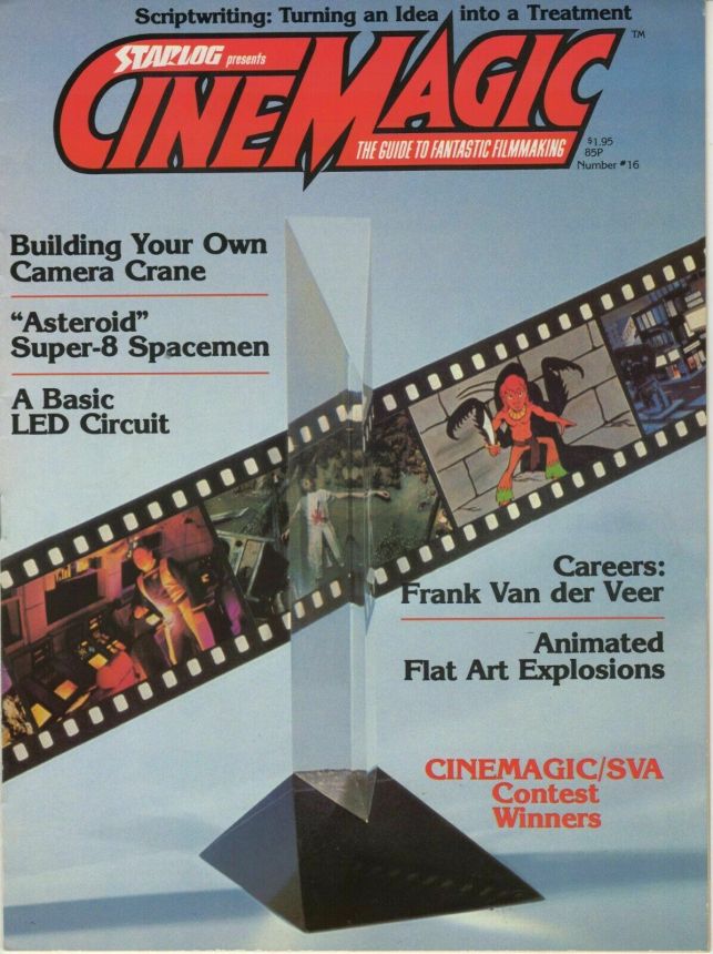 CINEMAGIC magazine side cover Issue 16  1982