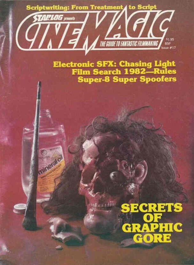 CINEMAGIC magazine side cover Issue 17  1982