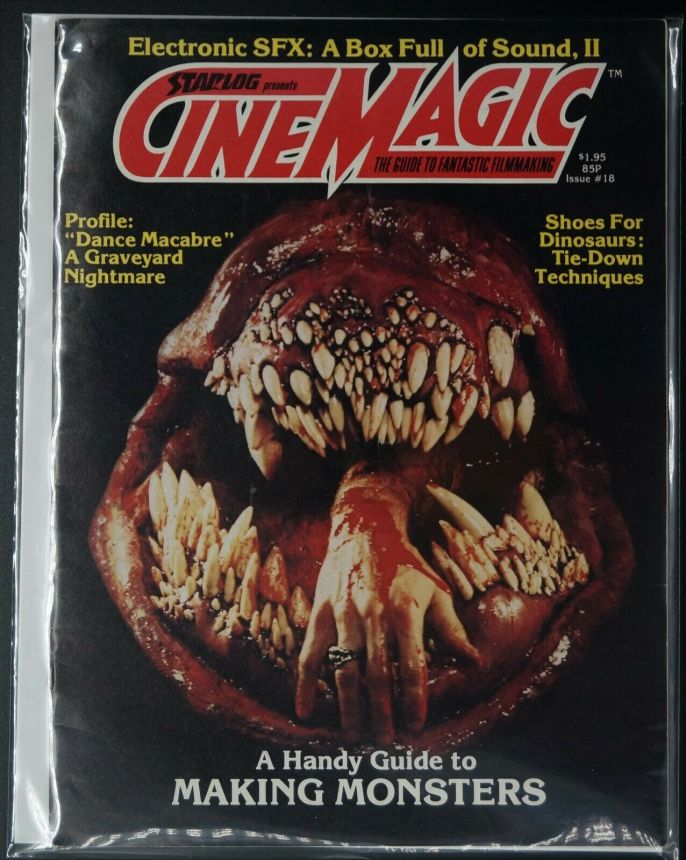 CINEMAGIC magazine side cover Issue 18  1982