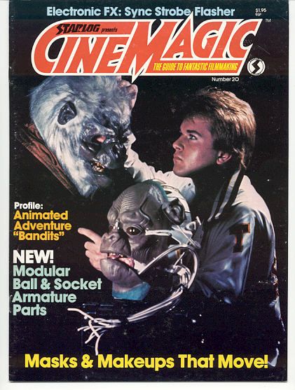 CINEMAGIC magazine side cover Issue 20  1983