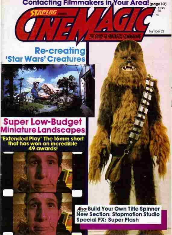 CINEMAGIC magazine side cover Issue 22  1983