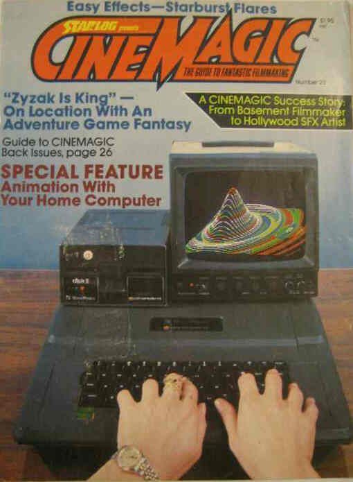 CINEMAGIC magazine side cover Issue 23  1983