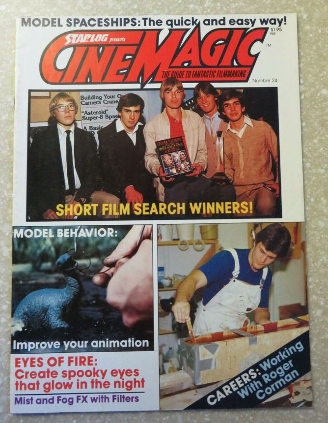 CINEMAGIC magazine side cover Issue 24  1984
