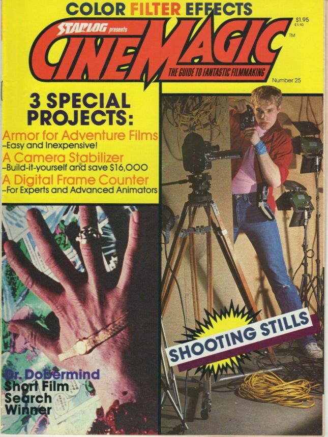 CINEMAGIC magazine side cover Issue 25  1984