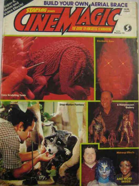 CINEMAGIC magazine side cover Issue 30 Summer 1985