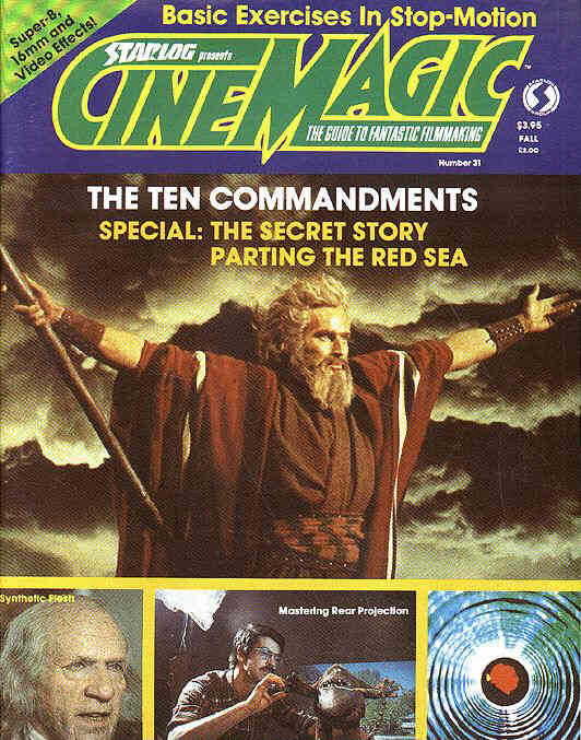 CINEMAGIC magazine side cover Issue 31  1985