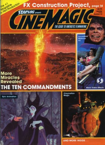 CINEMAGIC magazine side cover Issue 32  1985