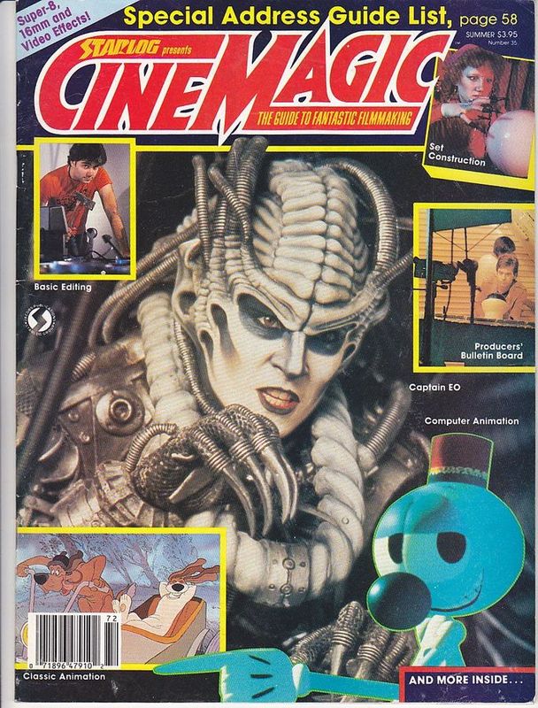 CINEMAGIC magazine side cover Issue 35  1986