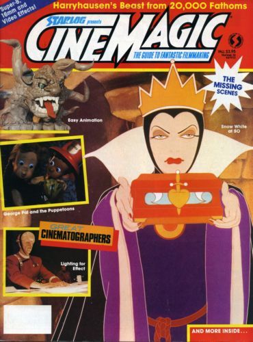 CINEMAGIC magazine side cover Issue 36  1987