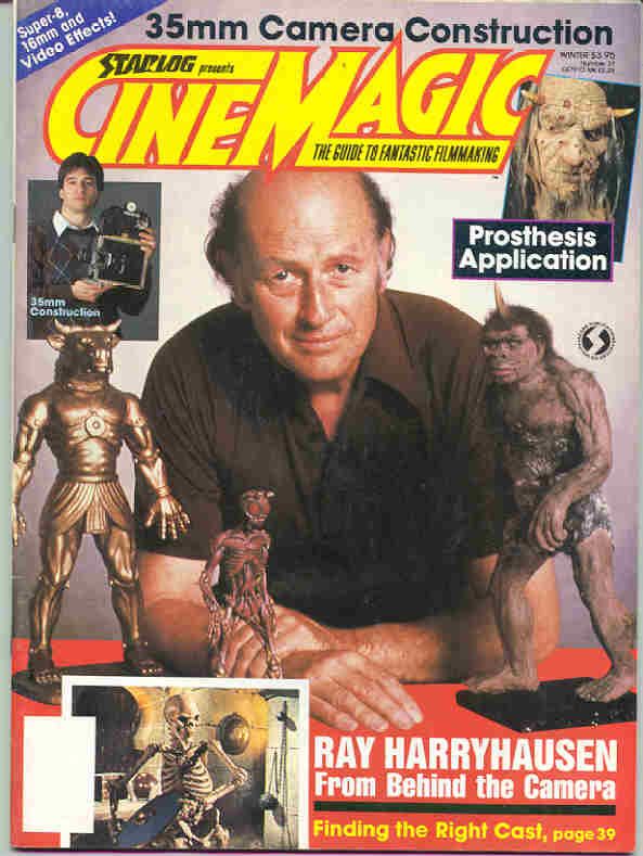 CINEMAGIC magazine side cover Issue 37  1987