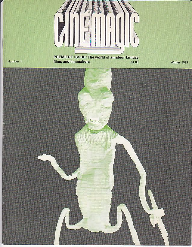 CINEMAGIC (DOHLER) magazine side cover Issue 1 Winter 1972