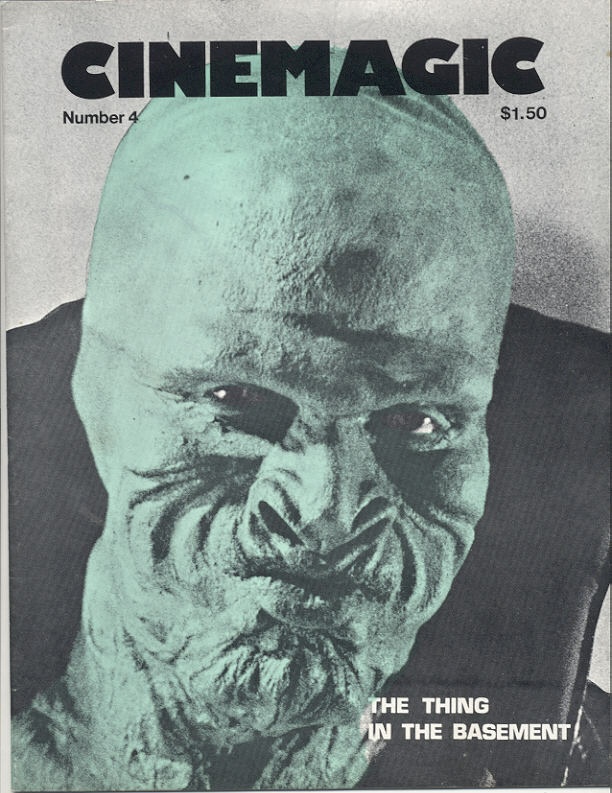 CINEMAGIC (DOHLER) magazine side cover Issue 4 Spring 1975