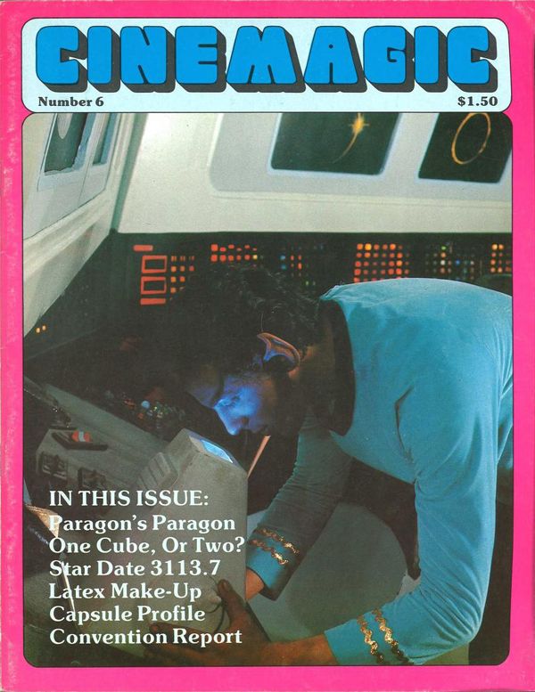 CINEMAGIC (DOHLER) magazine side cover Issue 6 Spring 1976