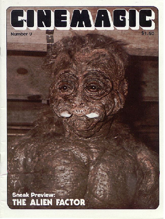 CINEMAGIC (DOHLER) magazine side cover Issue 9 Winter 1977