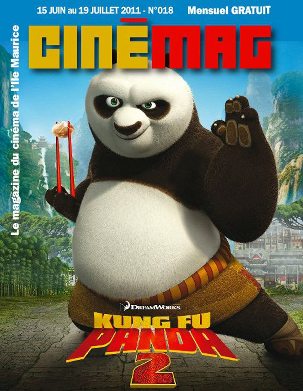 CINEMAG (MU) magazine side cover Issue 18 15 June 2011