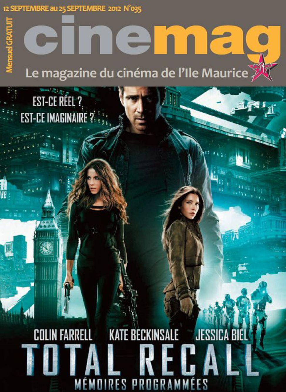 CINEMAG (MU) magazine side cover Issue 35 12 September 2012