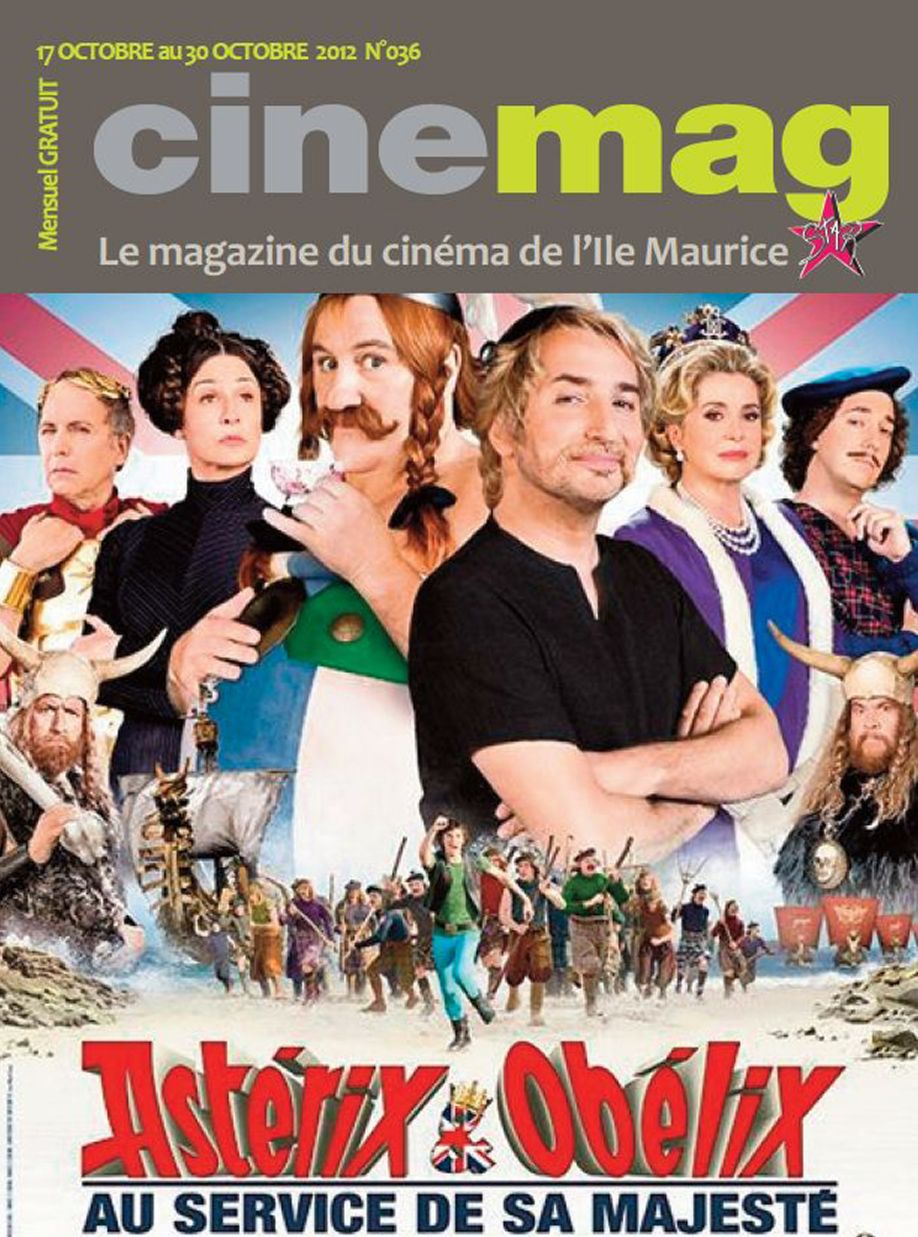 CINEMAG (MU) magazine side cover Issue 36 17 October 2012