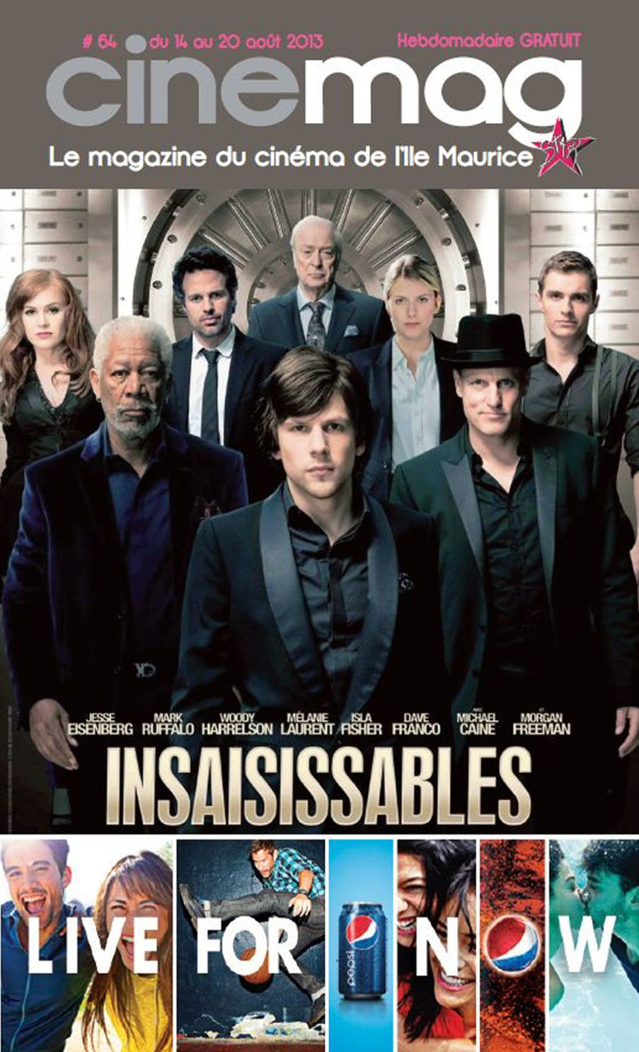 CINEMAG (MU) magazine side cover Issue 64 14 August 2013