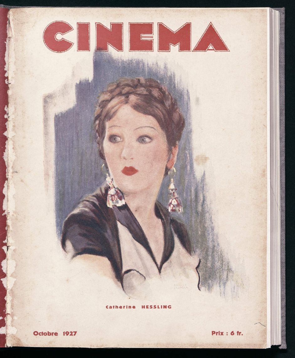 CINEMA (FR 1927) magazine side cover Issue 5  October 1927