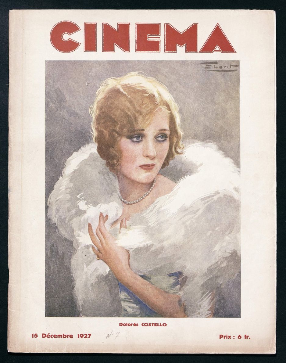 CINEMA (FR 1927) magazine side cover Issue 7 15 December 1927