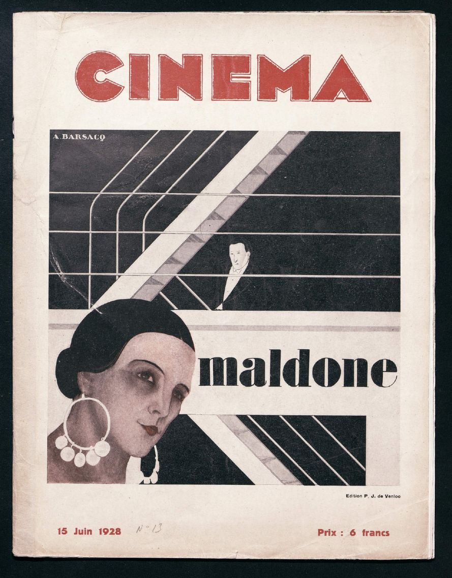 CINEMA (FR 1927) magazine side cover Issue 13 15 June 1928