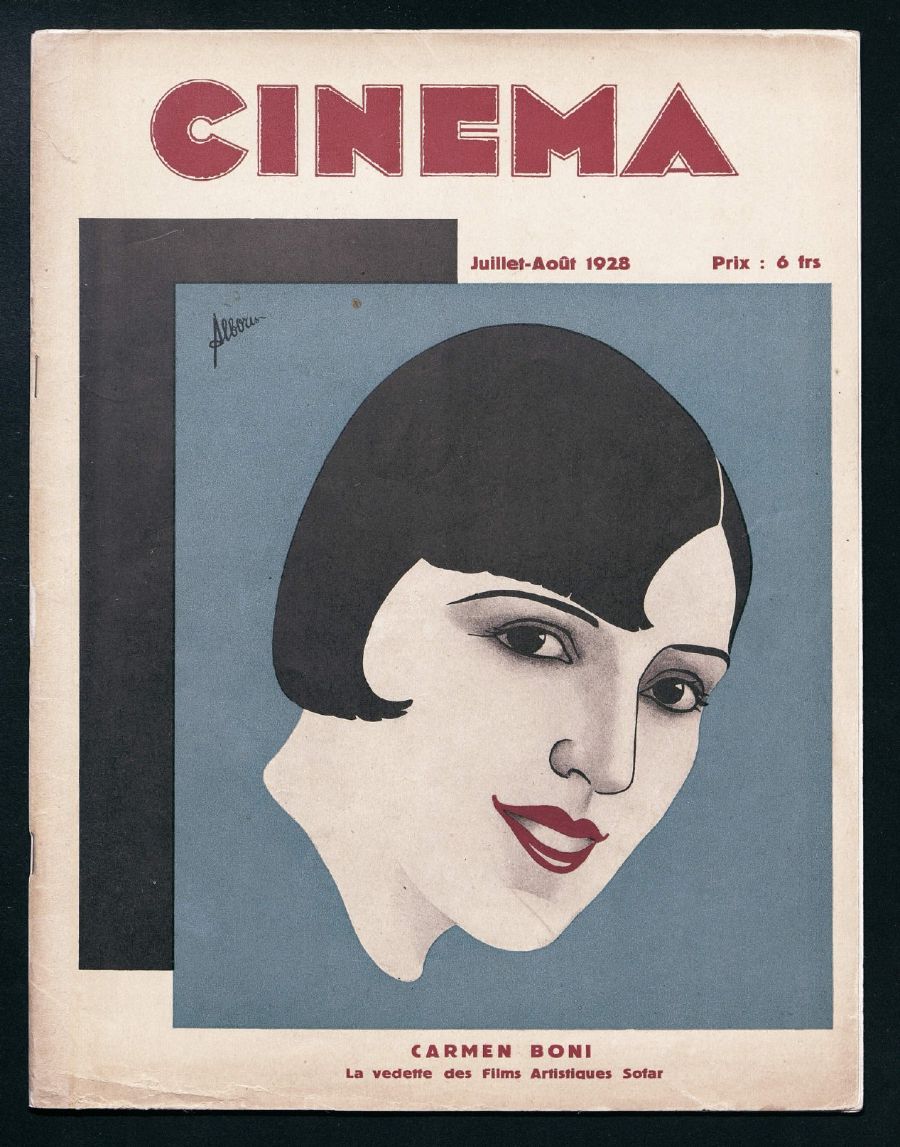 CINEMA (FR 1927) magazine side cover Issue 14  July/August 1928
