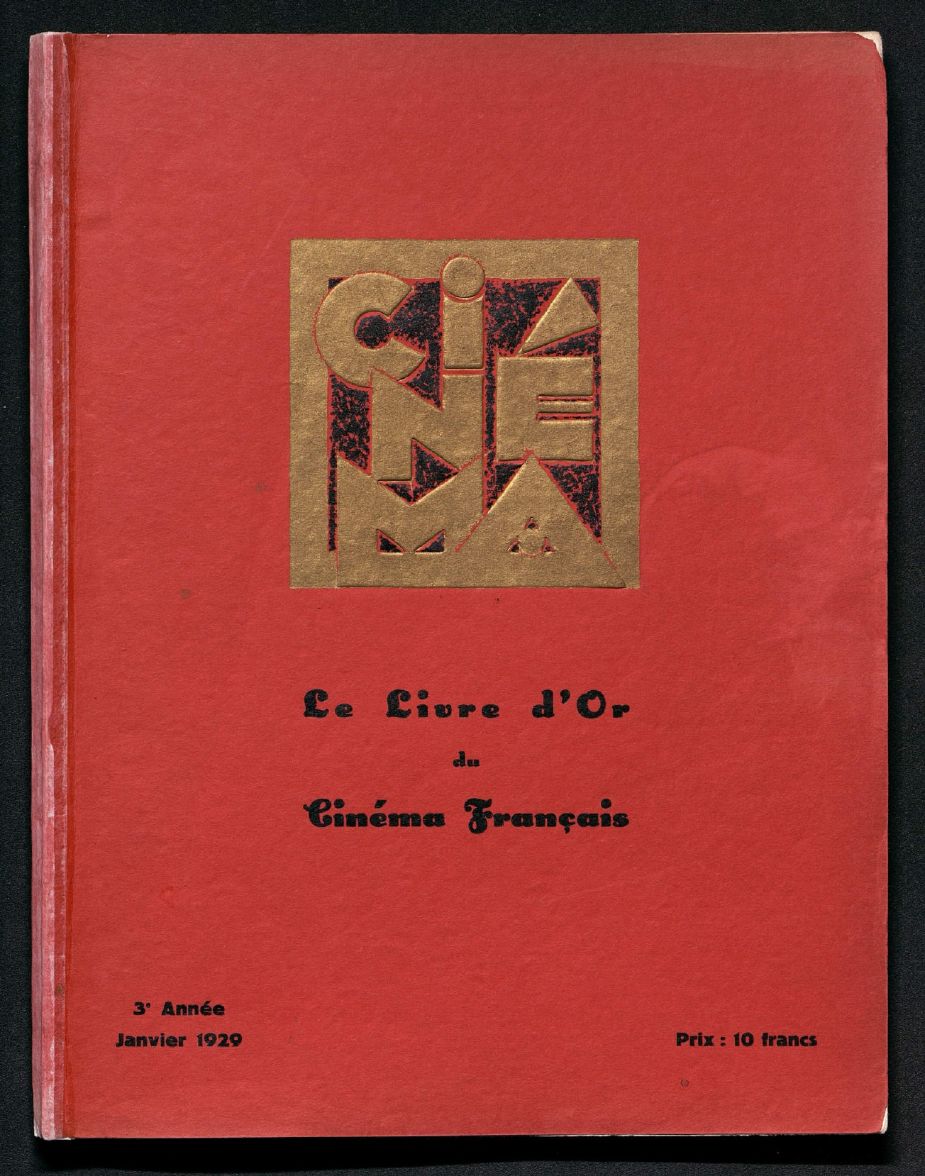 CINEMA (FR 1927) magazine side cover Issue 18  January 1929