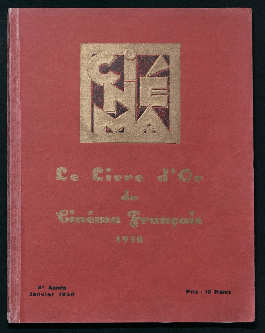 CINEMA (FR 1927) magazine side cover Issue 28  January 1930