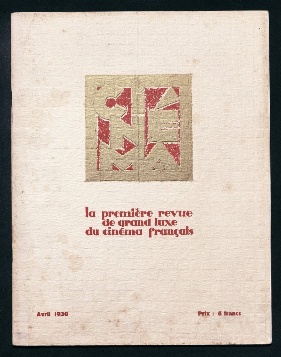 CINEMA (FR 1927) magazine side cover Issue 31  April 1930