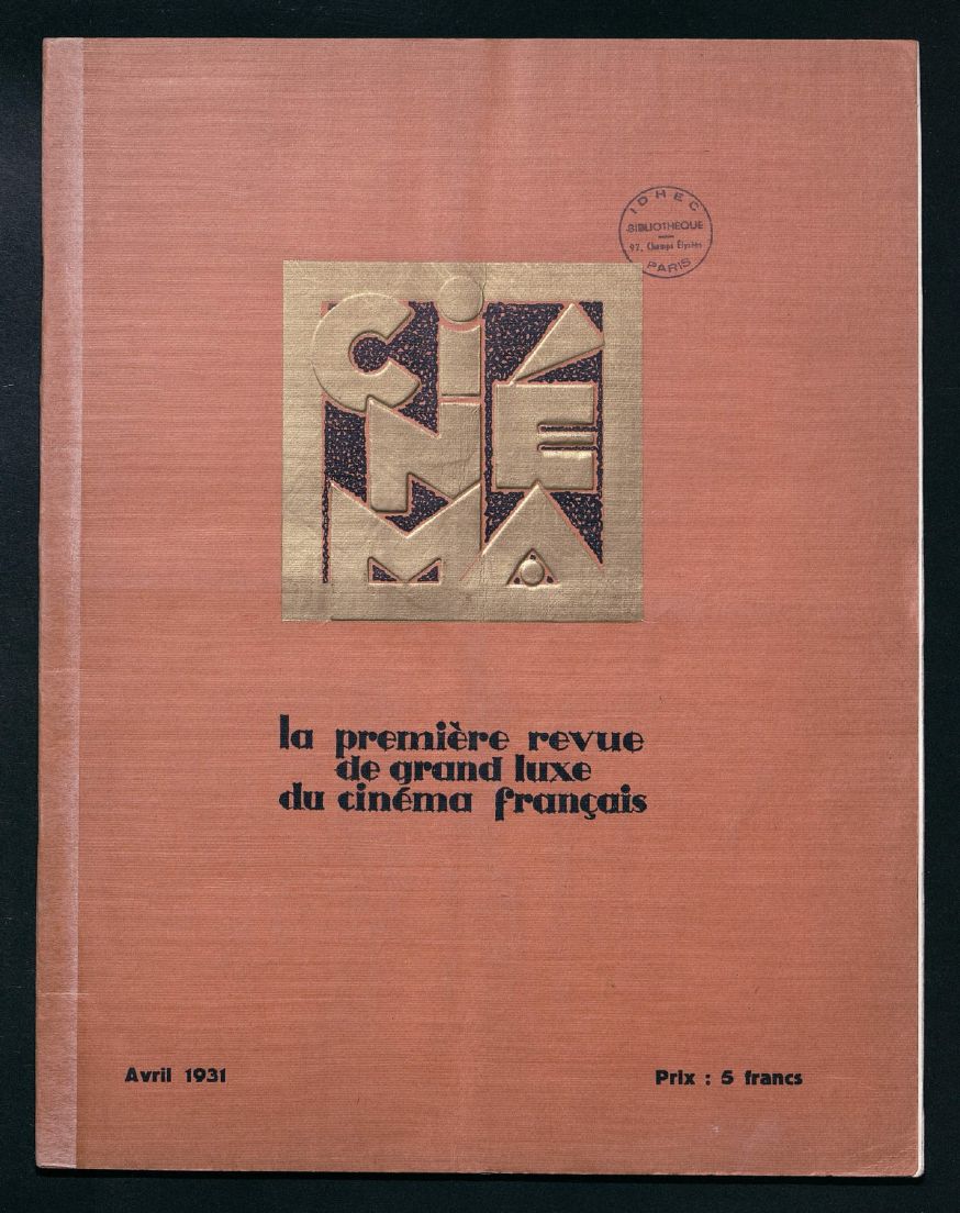 CINEMA (FR 1927) magazine side cover Issue 41  April 1931