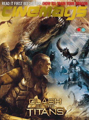 CINEMAGS magazine side cover Issue 129 April 2010