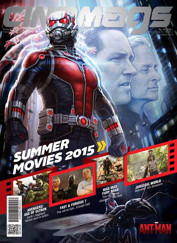 CINEMAGS magazine side cover Issue 183 October 2014