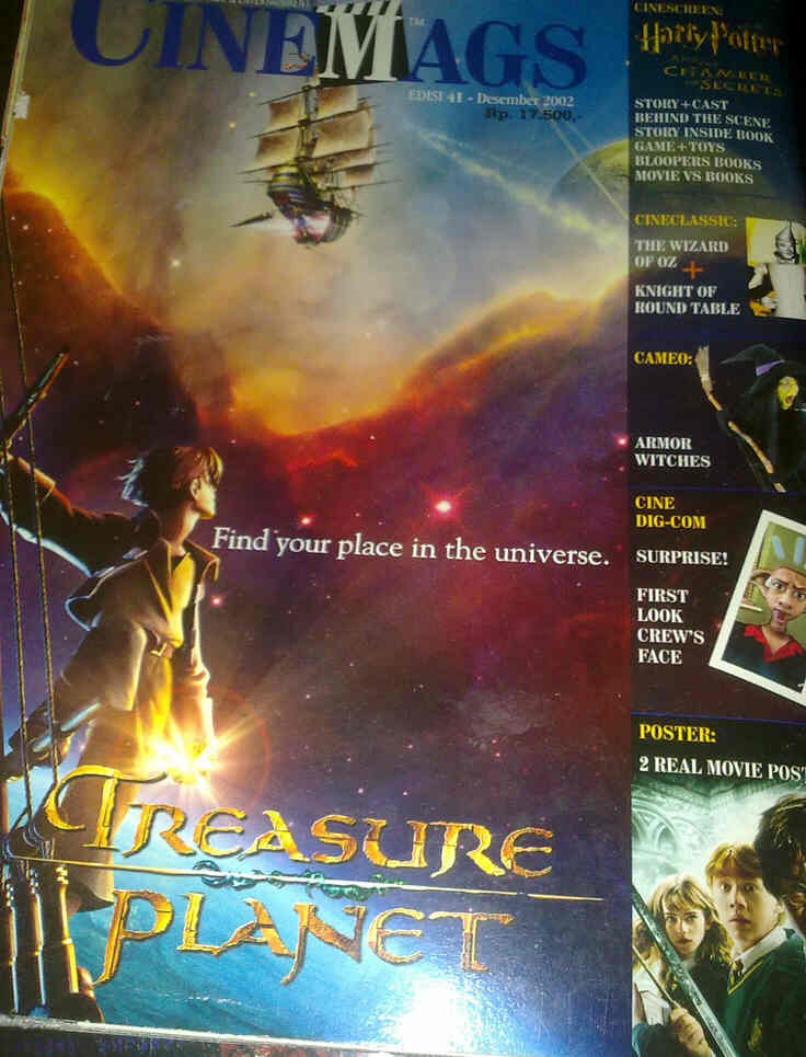 CINEMAGS magazine side cover Issue 41 December 2002
