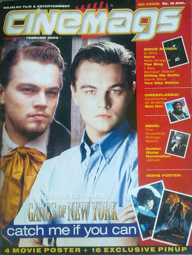 CINEMAGS magazine side cover Issue 43 February 2003
