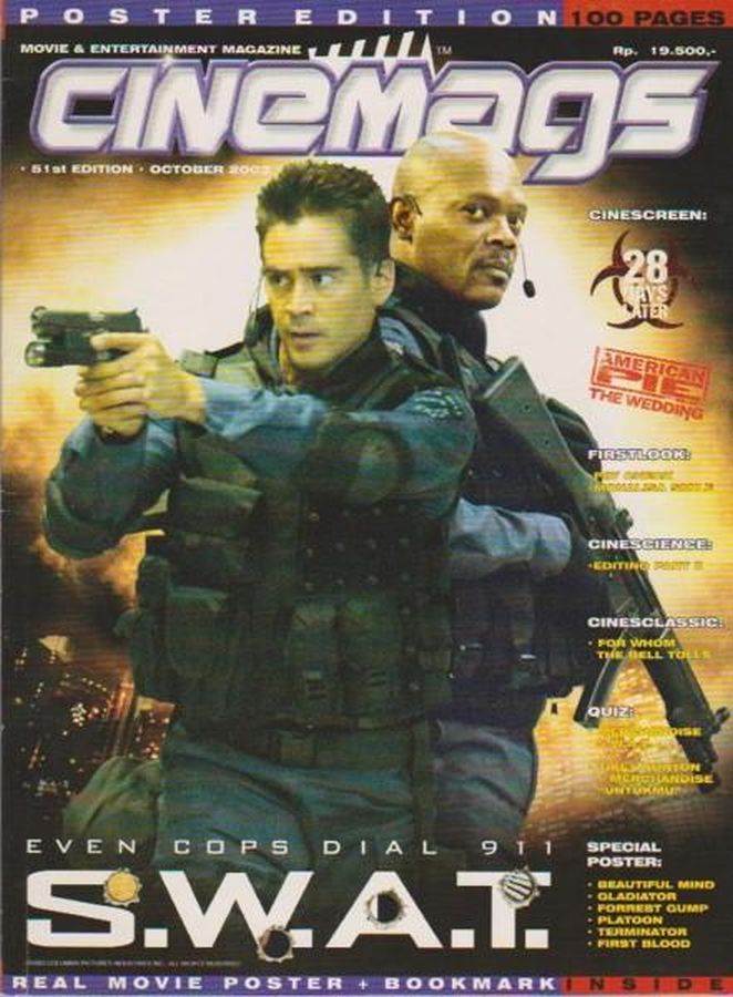 CINEMAGS magazine side cover Issue 51 October 2003