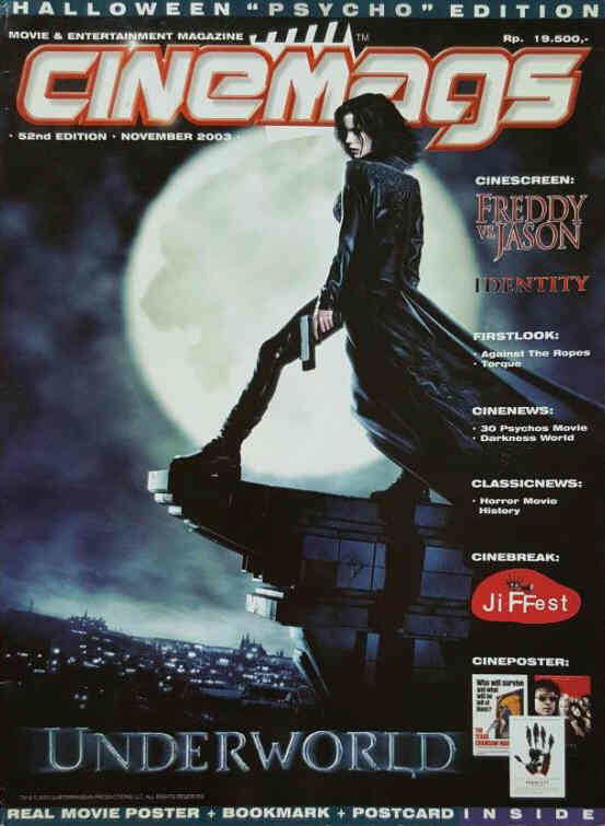 CINEMAGS magazine side cover Issue 52 November 2003