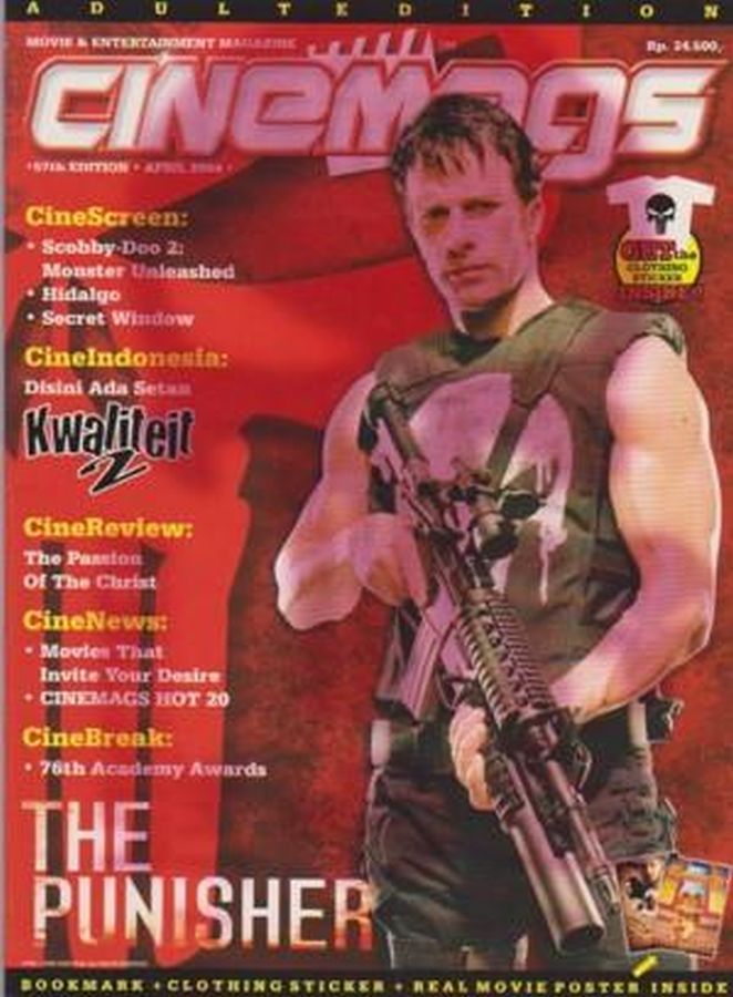 CINEMAGS magazine side cover Issue 57 April 2004
