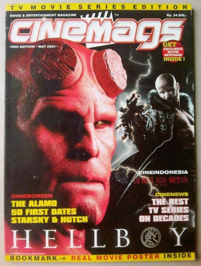 CINEMAGS magazine side cover Issue 58 May 2004