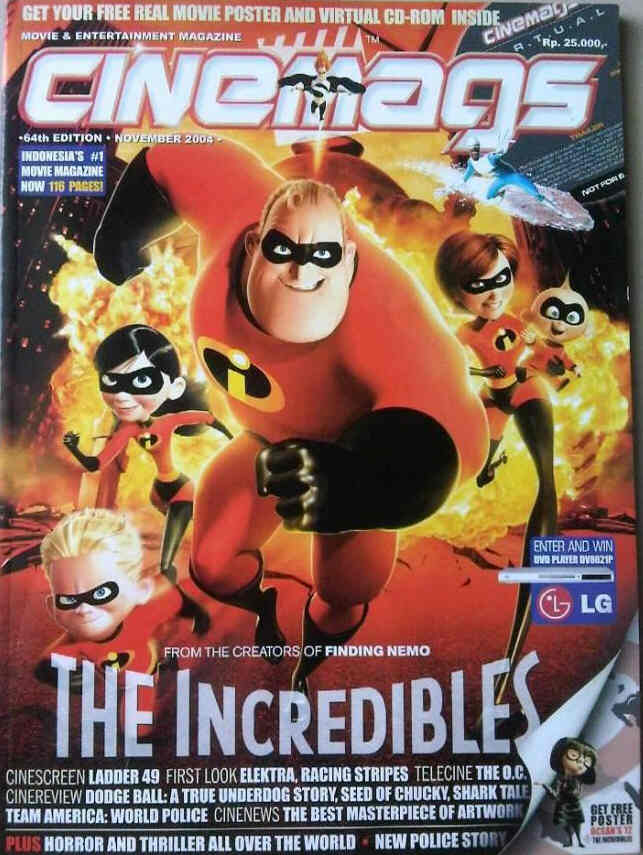 CINEMAGS magazine side cover Issue 64 November 2004